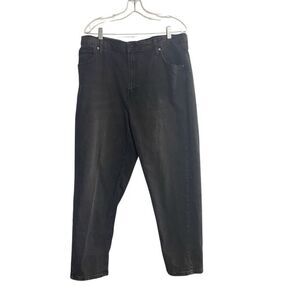 WILD FABLE Super High Rise Mom Jean Size 18/34 Waist Inseam 27 Faded Black  SEE